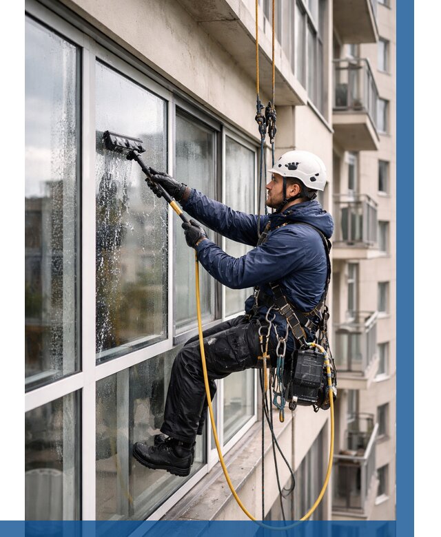 Мойка балконного остекления в Красноярске от 3556 р. | ВЫСОТНИК-Крс