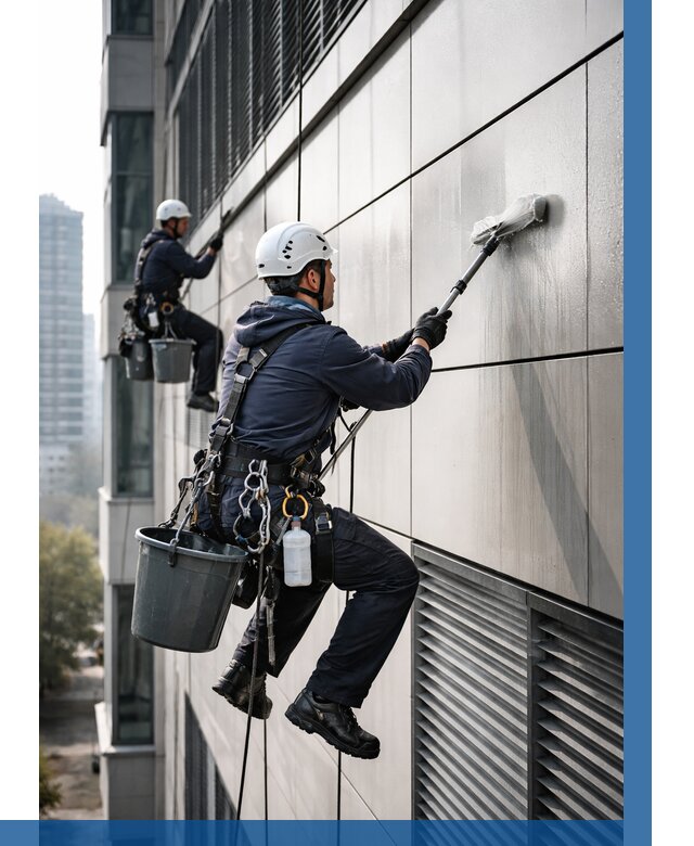 Мойка вентилируемого фасада в Красноярске от 254 р. | ВЫСОТНИК-Крс