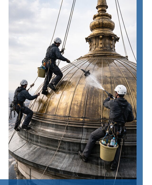 Мойка куполов и шпилей в Красноярске от 8128 р. - заказать | ВЫСОТНИК-Крс