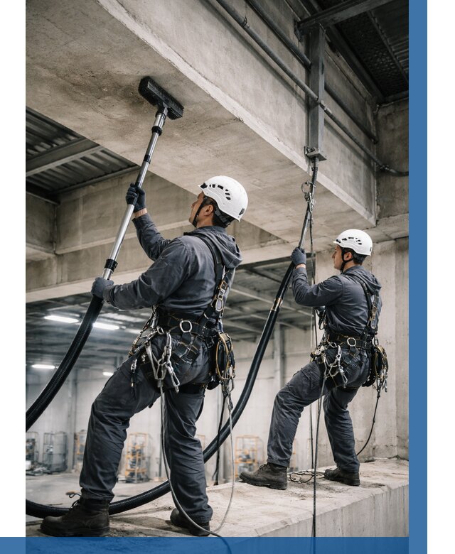 Обеспыливание потолочных конструкций в Красноярске от 254 р. |ВЫСОТНИК-Крс