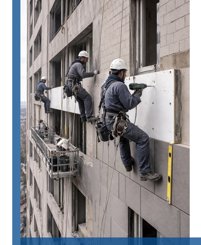 Монтаж фасадных термопанелей высокого качества в Красноярске