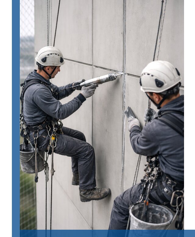 Первичная герметизация швов фасадов и кровель в Красноярске