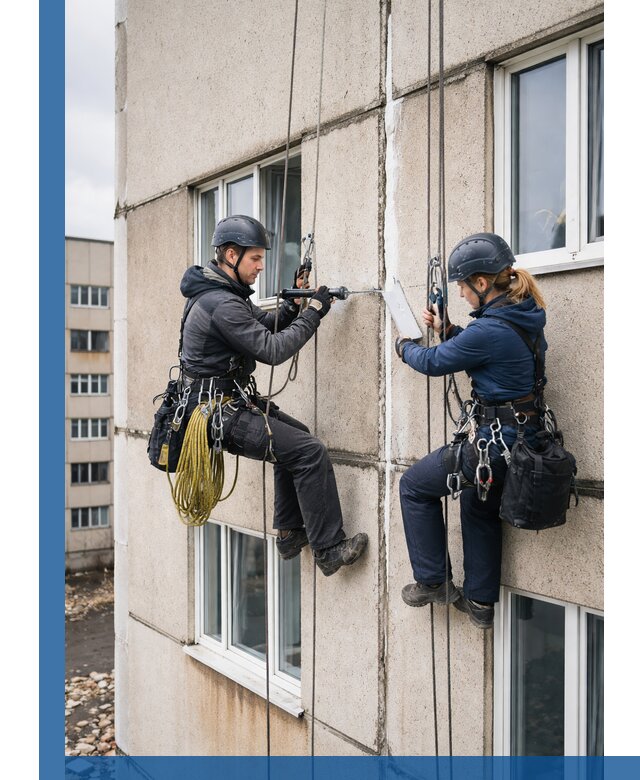 Герметизация межпанельных швов тёплым швом в Красноярске