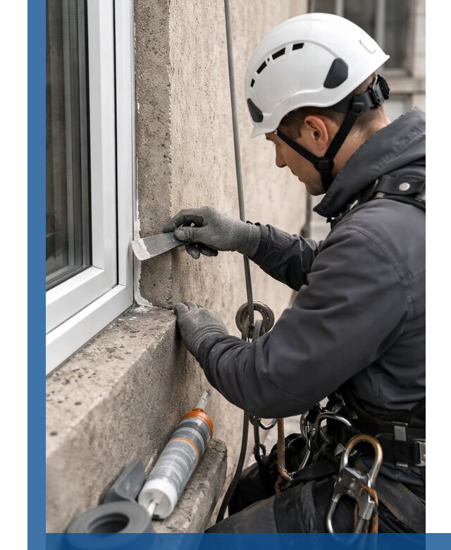 Герметизация монтажных швов окон в Красноярске с гарантией качества