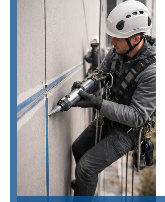 Герметизация стыков фасадных панелей в Красноярске качественно и быстро