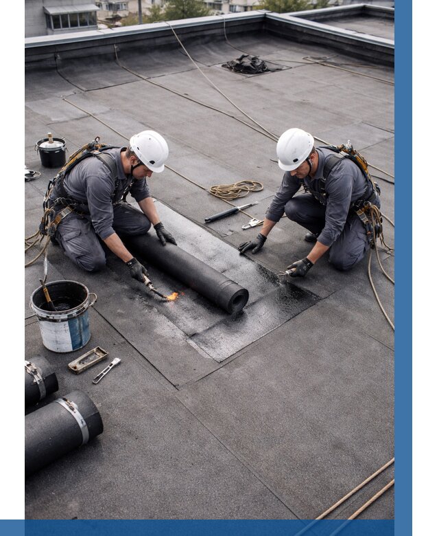 Ремонт мягкой кровли под ключ в Красноярске от 711 р. | ВЫСОТНИК-Крс