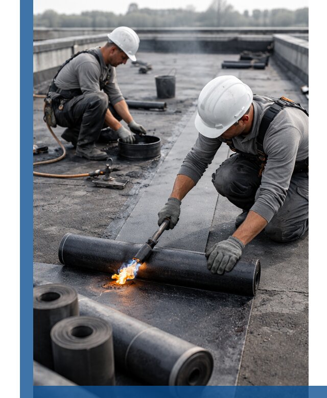 Ремонт рулонной кровли в Красноярске герметизация и восстановление