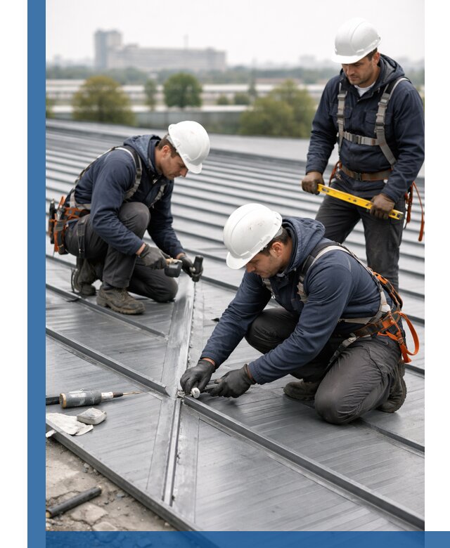 Ремонт фальцевой кровли в Красноярске срочно и качественно