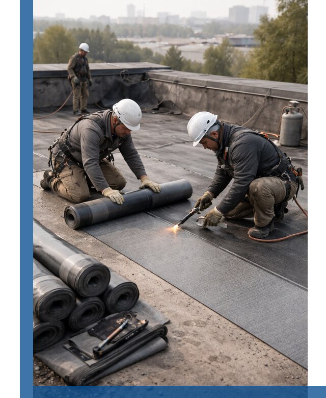 Монтаж мягкой кровли в Красноярске профессионально и надежно