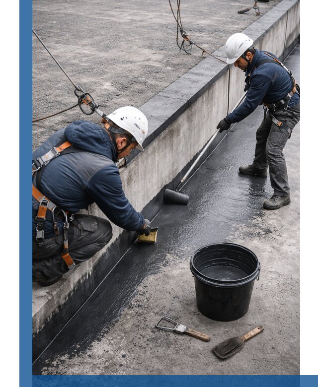 Гидроизоляция кровли жидкой резиной профессионально в Красноярске