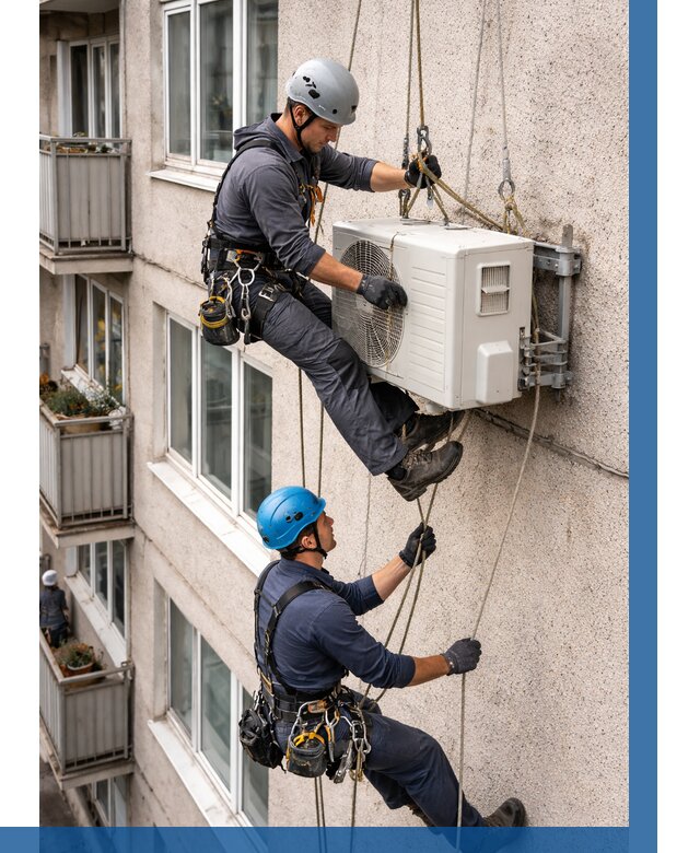 Перенос внешнего блока кондиционера в Красноярске от 9144 р.| ВЫСОТНИК-Крс