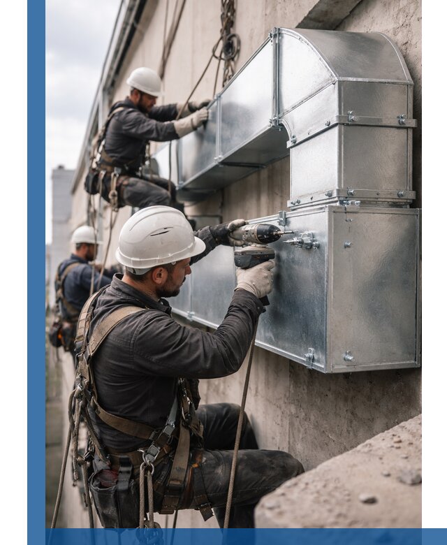 Профессиональный монтаж вентиляционных коробов в Красноярске под ключ