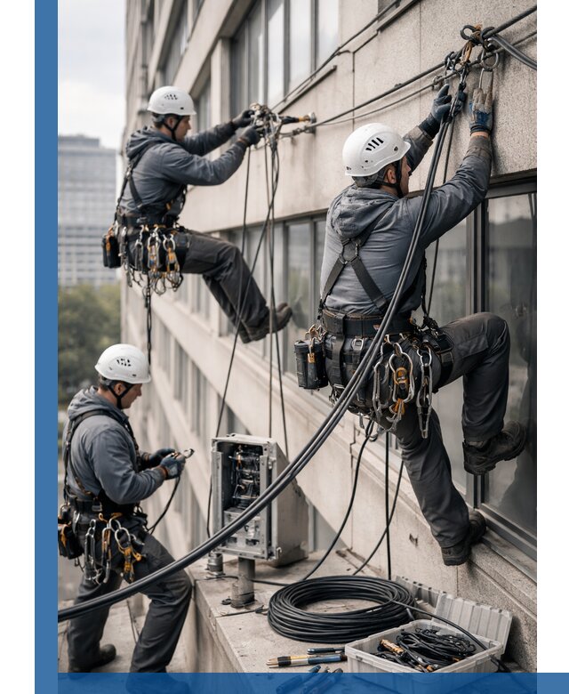 Прокладка оптоволоконного кабеля в Красноярске под ключ с тестированием