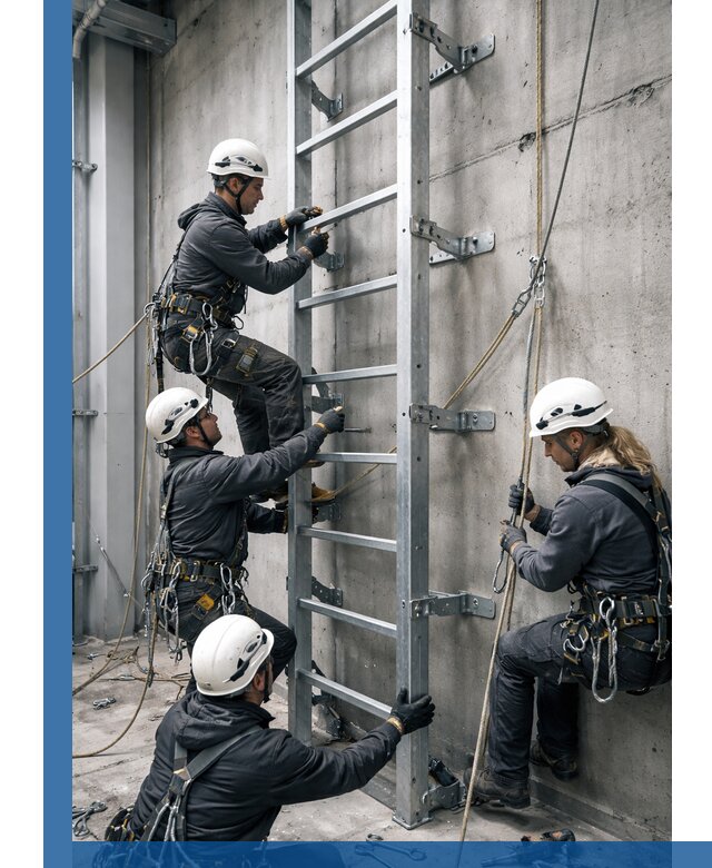 Монтаж металлических лестниц в Красноярске под ключ со гарантией