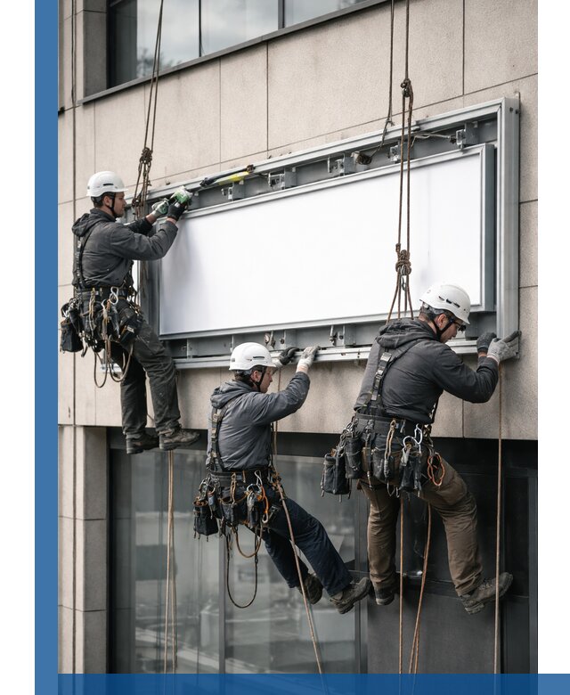 Профессиональный монтаж светового короба под ключ в Красноярске