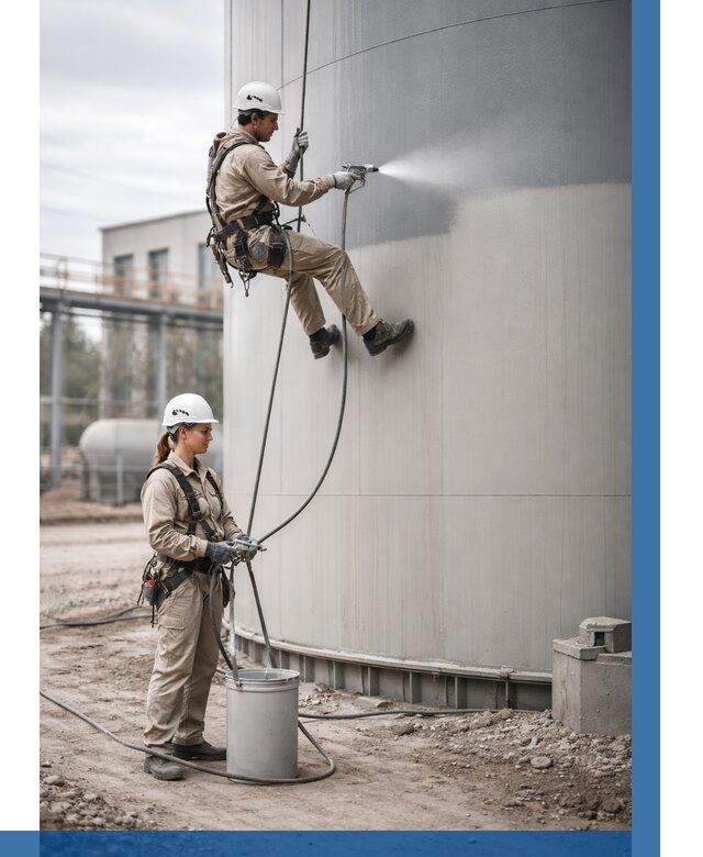 Покраска резервуаров в Красноярске от 1219 р. | ВЫСОТНИК-Крс — заказать