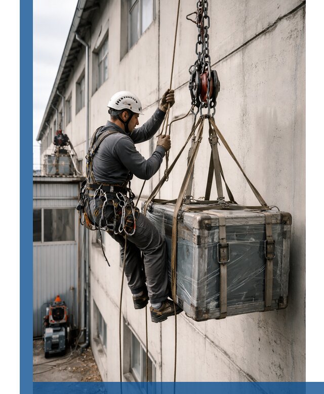 Подъем грузов на высоту в Красноярске для промышленных объектов