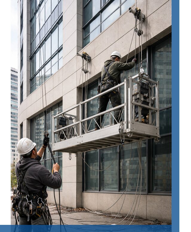 Монтаж и подъем фасадной люльки в Красноярске от 12192 р. | ВЫСОТНИК-Крс