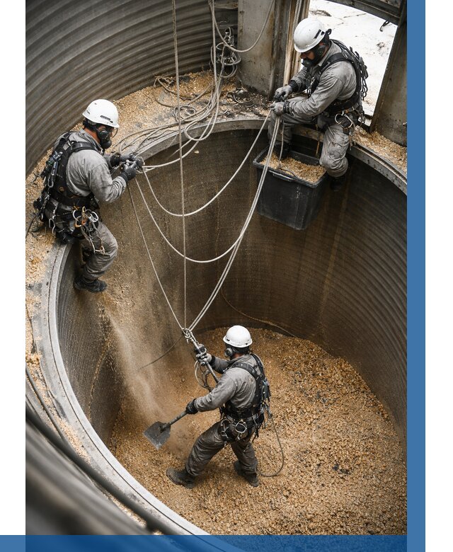 Чистка зерновых бункеров в Красноярске от 12192 р. | ВЫСОТНИК-Крс