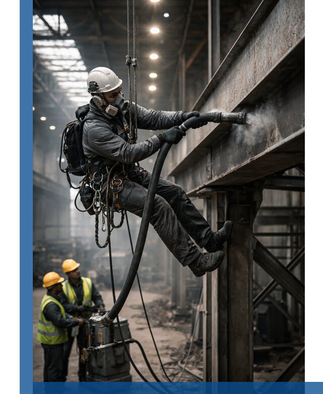 Обеспыливание конструкций в цехах промышленного производства в Красноярске