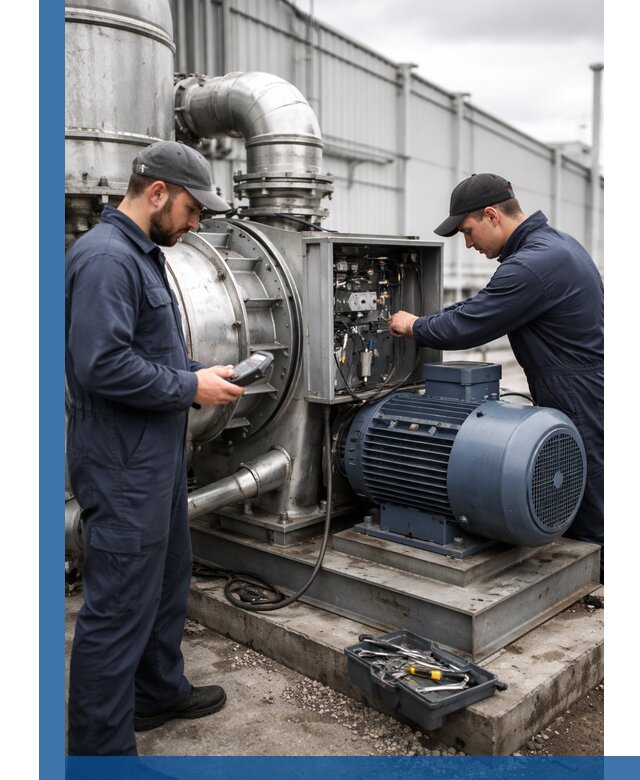 Техническое обслуживание промышленного оборудования в Красноярске