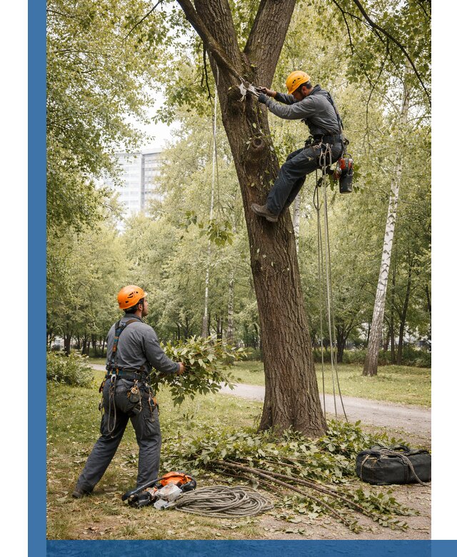 Санитарная обрезка деревьев в Красноярске, профессионально и безопасно