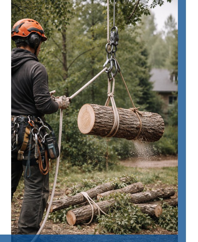 Валка деревьев частями в Красноярске от 7620 р. | ВЫСОТНИК-Крс