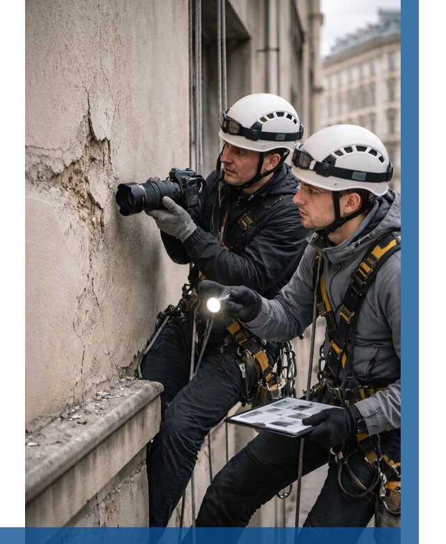 Фотофиксация дефектов фасада в Красноярске от 4572 р. | ВЫСОТНИК-Крс