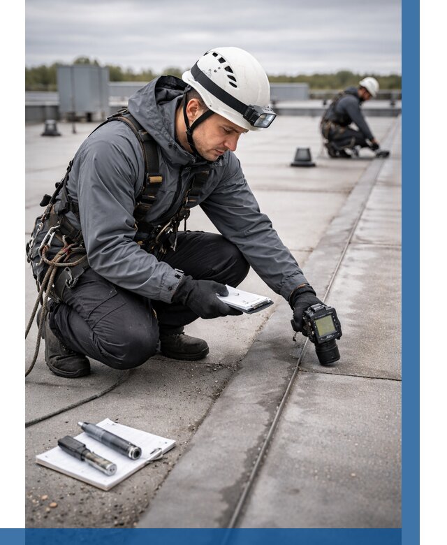 Обследование кровли на протечки в Красноярске от 4572 р. | ВЫСОТНИК-Крс