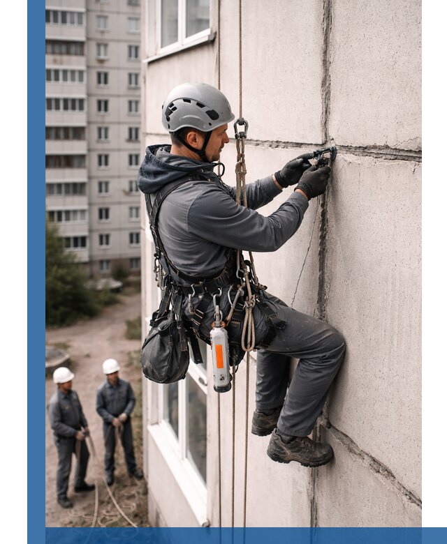 Обследование межпанельных швов и герметизация в Красноярске