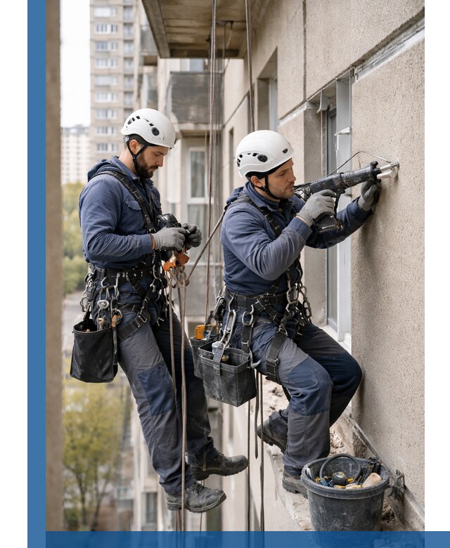 Промышленные альпинисты высотные работы и монтаж в Красноярске